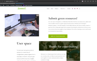 GreenIT project launches innovative sustainability platform for youth organizations