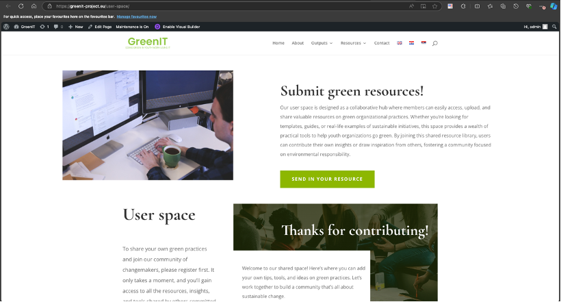 GreenIT project launches innovative sustainability platform for youth organizations